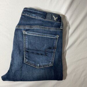 American Eagle Outfitters Womens Super Stretch Jegging Jeans Size 12 Regular Med